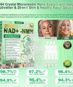 Purelora® 1064 Crystal Microneedle Nano System with NAD⁺ Activation & 20-in-1 Slim & Healthy Pacth Solution