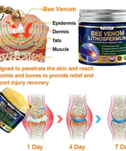 Purelora® BEE VENOM LITHOSPERMUM Pain-Relief Bone Healing Cream