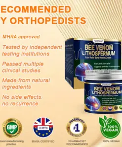 Purelora® BEE VENOM LITHOSPERMUM Pain-Relief Bone Healing Cream
