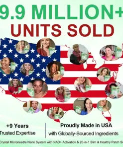 Purelora® Crystal Microneedle Nano System with NAD⁺ Activation & 20-in-1 Slim & Healthy Pacth Solution