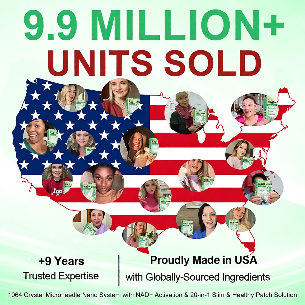 Purelora® Crystal Microneedle Nano System with NAD⁺ Activation & 20-in-1 Slim & Healthy Pacth Solution