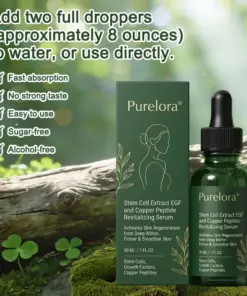 Purelora® Stem Cell–Derived EGF & Copper Peptide Activating Serum