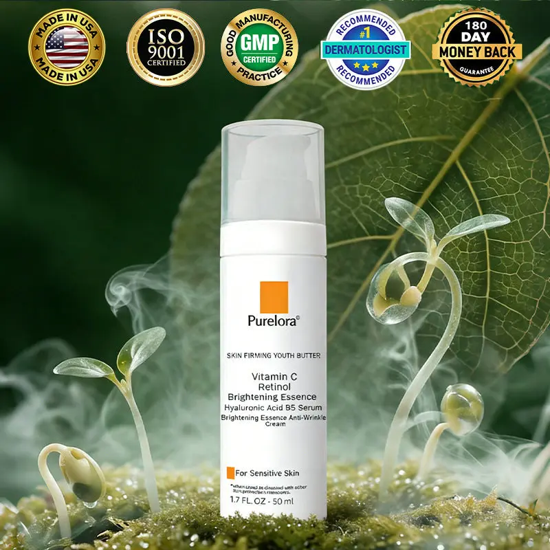 Purelora® Stem Cell Extract EGF and Copper Peptide Revitalizing Essence Cream (deeply activates the skins internal regeneration, making the skin firmer and smoother)