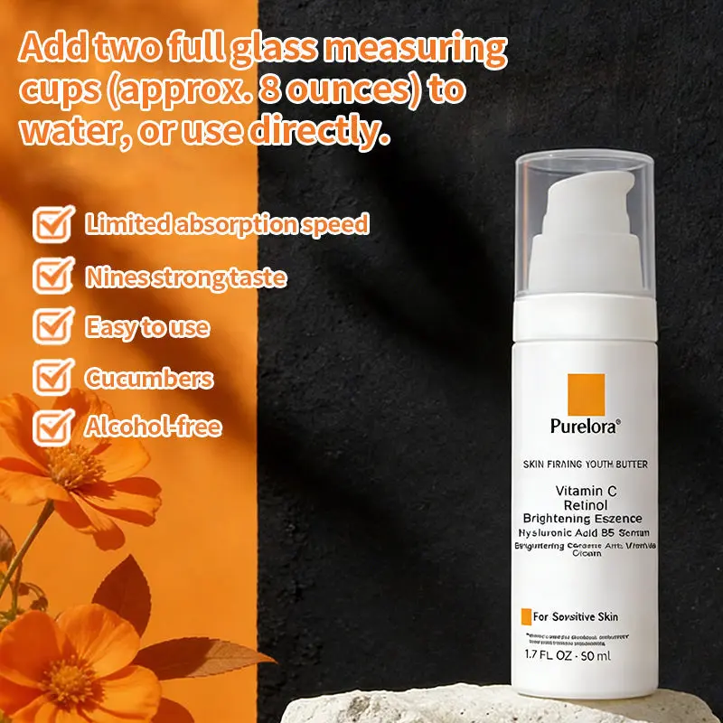 Purelora® Stem Cell Extract EGF and Copper Peptide Revitalizing Essence Cream (deeply activates the skins internal regeneration, making the skin firmer and smoother)