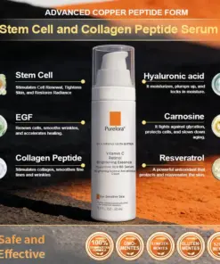 Purelora® Stem Cell Extract EGF and Copper Peptide Revitalizing Essence Cream (deeply activates the skins internal regeneration, making the skin firmer and smoother)