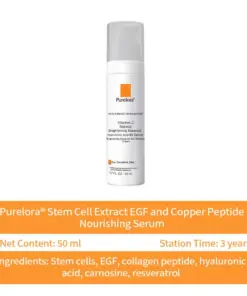 Purelora® Stem Cell Extract EGF and Copper Peptide Revitalizing Essence Cream (deeply activates the skins internal regeneration, making the skin firmer and smoother)