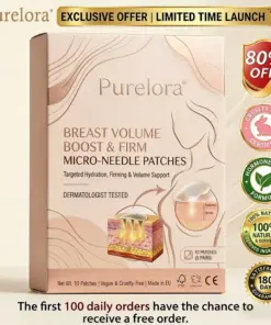 𝐏𝐮𝐫𝐞𝐥𝐨𝐫𝐚® Targeted Breast Enhancement Advanced Nano Microneedle Patch