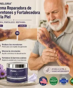 PURELORA® cream to repair bruises and strengthen the skin