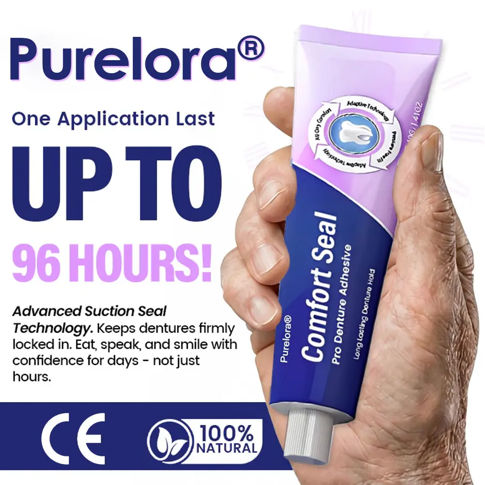 Purelora® Comfort Seal Pro Denture Adhesive
