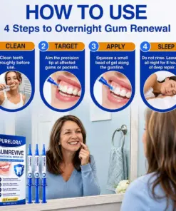 𝐏𝐔𝐑𝐄𝐋𝐎𝐑𝐀® GumRevive Periodontal Repair Gel