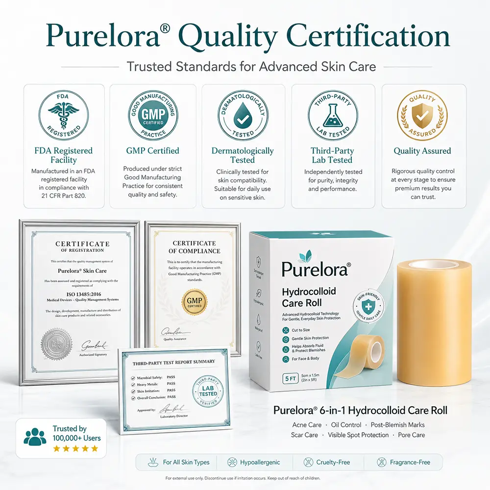 Purelora® 6-in-1 Hydrocolloid Patch